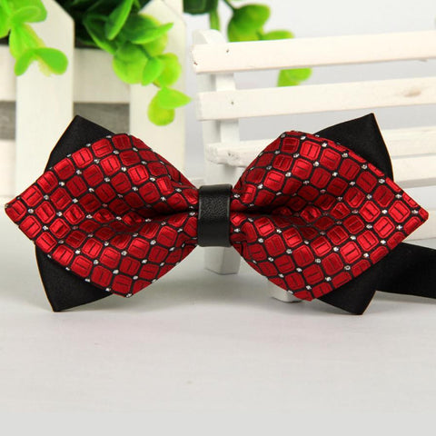 Butterfly Patchwork Pattern Bowtie