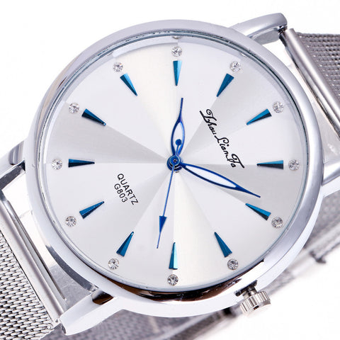 Unisex Quartz Stainless Steel Wrist Watch