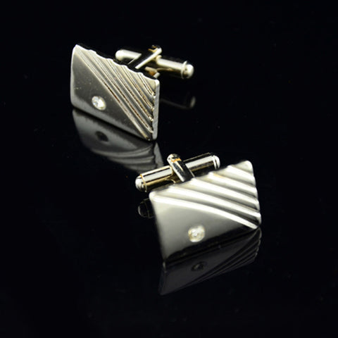 Diamond Striped Cufflinks